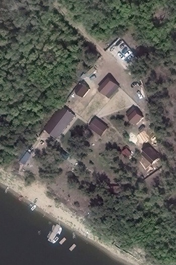 Рыболовная база на Волге
